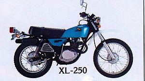 Vintage 1976 Honda XL-350 XL-250 Dealer Brochure L3813 