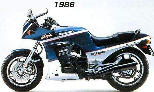 Kawasaki Gpz750r Ninja 1986 Motorcyclespecifications Com