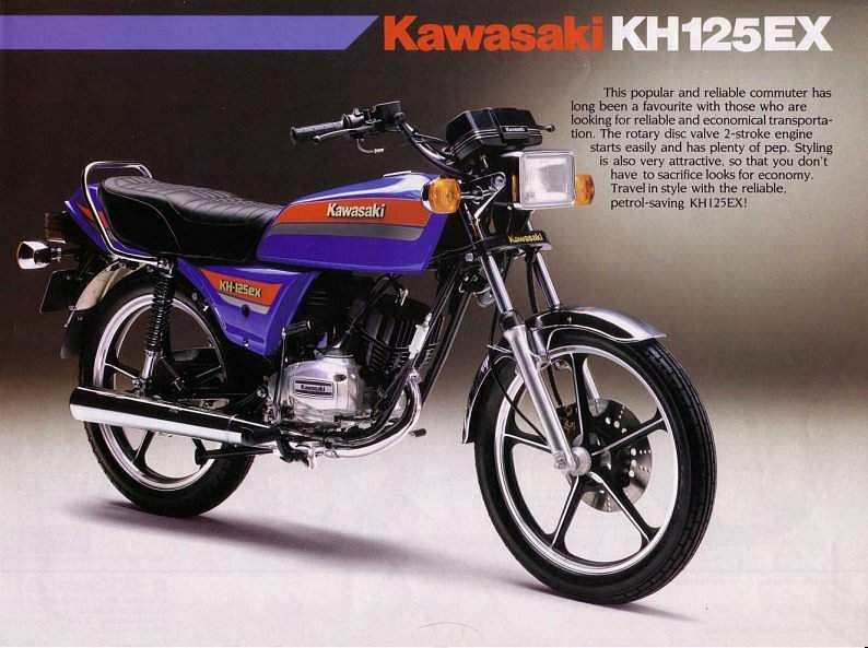 At afsløre Lærd Bounce Kawasaki KH125 (1982) - motorcycle specifications