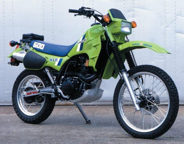 KL600A Kawasaki KLR 600 Motobatt Battery 1984