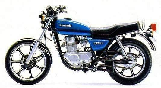 Mangler Udførelse Vært for Kawasaki Z250C (1979-80) - motorcycle specifications