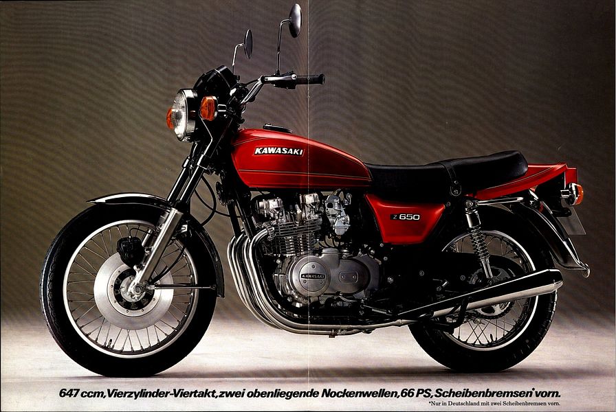 Z650 (1976-77) - motorcycle specifications