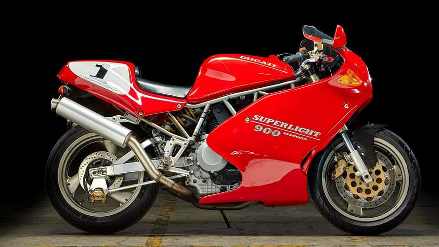 Karte Moto Ducati 900 Ss Superlight 1994 Sammlung Atlas Motorrad Italien 